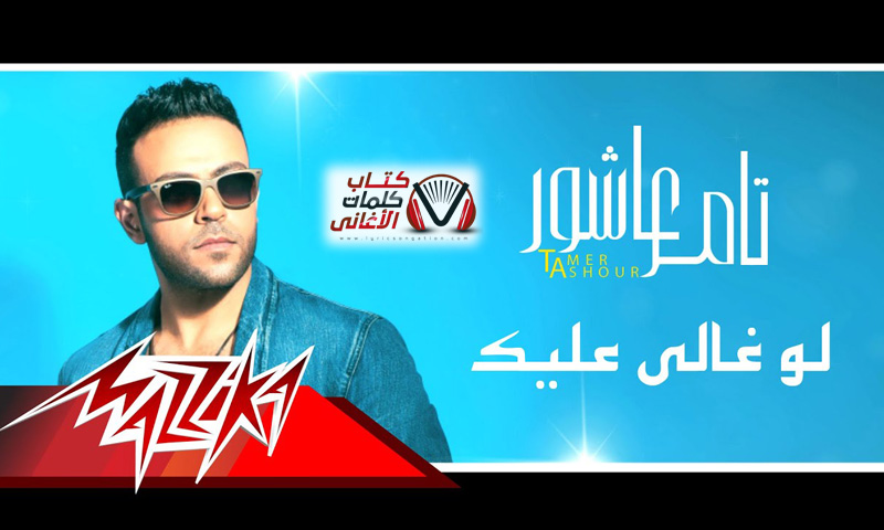 كلمات اغنية لو غالي عليك تامر عاشور
